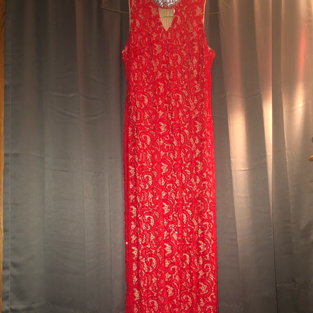 Long Red Formal Dress